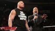 WWE es Espanol ( Feb. 24, 2014) Paul Heyman discusses who should face Brock Lesnar at WrestleMania 30: Raw,