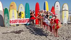 Christmas 2015 Surfing Santas Cocoa Beach  ( OFFICIAL VIDEO ) - Videoclip.bg