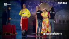 Екстремно мятане на ножове в България търси талант 6.3.2014 - VideoClip.bg