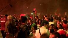 Португалия празнува! Portugal fans celebrate Euro 2016 victory against France - Videoclip.bg