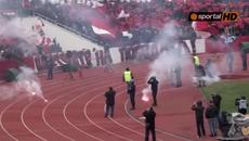 ЦСКА Левски 1:0(08.03.2014)-Димки и факли в агитката на ЦСКА (Видео) - VideoClip.bg