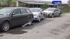 Отново резил в Кючука Пловдив- Пияно 21-г момиче карало джипа си и помляло 10 коли в Кючука - Videoclip.bg