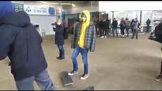 Скейтъри на протест в София - Videoclip.bg