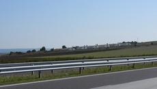 Автомагистрала Тракия халетата на Градус покрай Чирпан - Videoclip.bg