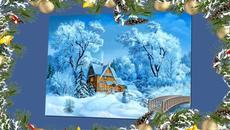 Прекрасные зимние пейзажи Виктора Цыганова - Videoclip.bg