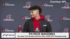 Патрик Махомес по съветите на Том Брейди след шампионат по АФК 2018 - Videoclip.bg