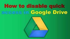 DekoTV - How to disable quick access in Google Drive - Videoclip.bg