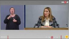 Министърът на туризма Николина Ангелкова (извънредна пресконференция) 19.03.2020 - Videoclip.bg