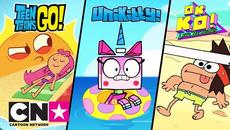 Малки титани: в готовност! + Юникити + Окей, Кей О! | Край морето | Cartoon Network - Videoclip.bg