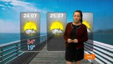 Вижте Актуална Прогноза за времето TVN за 24 юли 2020 - Videoclip.bg