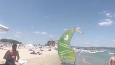 Плажа на Слънчев бряг - Летен сезон 2020 юли (ВИДЕО) - Videoclip.bg