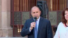 Среща на президента Румен Радев с гражданите, отстояващи държавността в България - Videoclip.bg