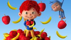 Яблоки Бананы  - Развивающие песенки для детей - Videoclip.bg