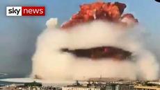 Ужасяваща Експлозия в Бейрут!!! VIDEO: Beirut blast caught on camera 4.08.2020 - Videoclip.bg
