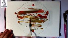 Рисунок акрилом олень у воды полнолуние | рисунок полнолуние акриловыми красками | acrylic painting - Videoclip.bg