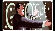 Жак Ромен Жорж Брел ~ Google Doodle,Belgian singer,Jacques Brel (на френски:Jacques Brel est à l'honneur - Videoclip.bg