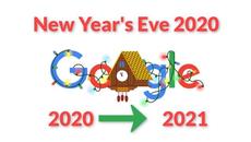 НОВА ГОДИНА ~New Year's Eve 2020 New Year's Day  - Animated Google Doodle Sound Effect - Videoclip.bg