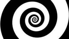 Black and White Spiral with an ominous Background Music from [Deleted Channel] - Videoclip.bg