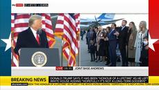 BREAKING: President Trump leaves White House for final time - Videoclip.bg