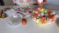 Великденски яйца декорирани с техниката приложно изкуство декупаж (ВИДЕО) - Videoclip.bg