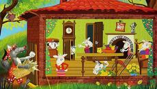 Вълкът и седемте козлета - Братя Грим Приказка за Деца - Videoclip.bg