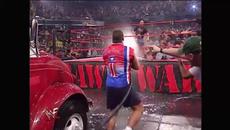 WWF Kurt Angle uses milk truck to soak The Alliance (Raw 20.08.2001) - Videoclip.bg