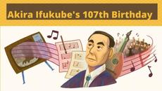 Akira Ifukube's 107th Birthday - Akira ifukube Biography _ 伊福部昭 _ Google Doodle - Videoclip.bg