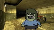 muscle man alt tabs during a source game - Videoclip.bg