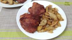 ШИКАРНЫЙ РЕЦЕПТ! КУРИНЫЕ БЕДРА В ДУХОВКЕ С КАРТОШКОЙ! #14 - Videoclip.bg