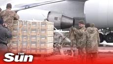 LIVE: Ukraine receives another consignment of weapons from US - Videoclip.bg