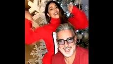 Catherine Siachoque y Miguel Varoni Bloopers Navidad 2020 - Videoclip.bg