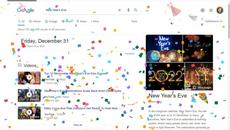 Нова година с Гугъл - Google Doodle New Year's Eve 2022 - Videoclip.bg