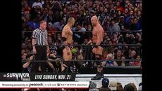 СКАЛАТА СРЕЩУ ЛЕДЕНИЯ СТИВ ОСТИН НА КЕЧМАНИЯ 19 - Videoclip.bg