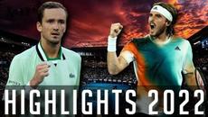 Daniil Medvedev vs Stefanos Tsitsipas - Australian Open 2022 Highlights HD - Videoclip.bg