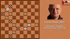10 Draughts problem combinations of Herman Spanjer (NED). № 1981_1990. - Videoclip.bg