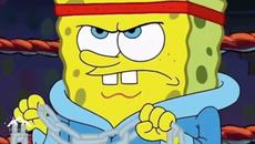 SpongeBob vs Laksamana Tarung in fry cook games (with subtitles) - Videoclip.bg