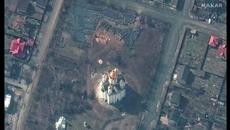 Жестокости по време на война! Сателитни снимки на масов гроб в Буча Украйна 2022г. - Videoclip.bg