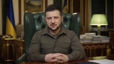 Звернення Володимира Зеленського наприкінці 39-го дня російського вторгнення в Україну. - Videoclip.bg