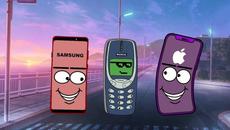 NOKIA vs Apple vs Samsung BATTLE Animation  II vevo meme - Videoclip.bg