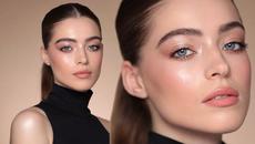 Easy glam for blue eyes and very light skin tone | ALI ANDREEA - Videoclip.bg