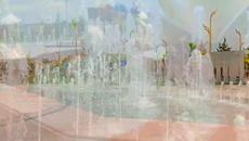 Фонтан в виде лотоса в Туркестане ✨14.05.22 - Videoclip.bg