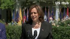 Kamala Harris Speech at White House, commemorating the passage of Bipartisan Safer Communities Act. - Videoclip.bg