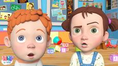 Кой се крие зад гърба ❓ Бебешки песни на български - HeyKids - Videoclip.bg