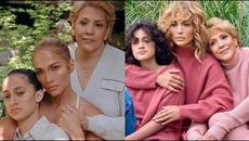 Jennifer Lopez With Mother & Daughter In A Beautiful Photoshoot - Videoclip.bg