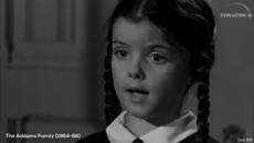 Evolution of Wednesday Addams in MOVIES AND TV 1964 - 2022 - Videoclip.bg
