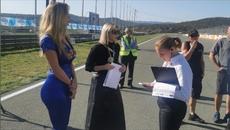 Lidija Bacic Lille - Lijepa naša domovino-Croatian anthem (Nascar Whelen Euro Series) - Videoclip.bg